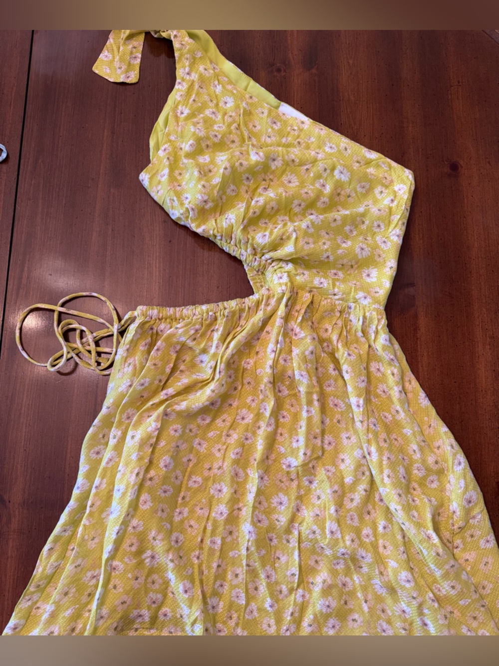 Sky To Moon Green Floral Summer Dress